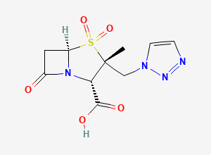 Two-dimensional chemical structure of Tazobactam Diastereomer Impurity, CAS 115546-66-2