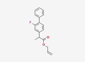 Two-dimensional chemical structure of Allyl 2-(2-Fluoro-[1,1'-biphenyl]-4-yl)propanoate