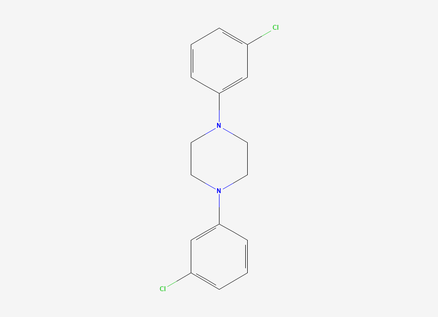 Two-dimensional chemical structure of Trazodone Diaryl Impurity, CAS 79975-63-6