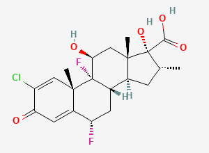 Two-dimensional chemical structure of Halometasone Impurity N2, CAS 80157-55-7