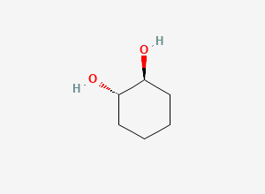 Two-dimensional chemical structure of 1,2-Cyclohexanediol, (1S-trans)-