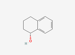 Two-dimensional chemical structure of (R)-(-)-1,2,3,4-Tetrahydro-1-naphthol