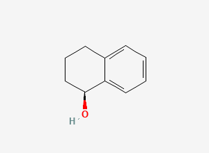 Two-dimensional chemical structure of 1-Tetralol, (S)-