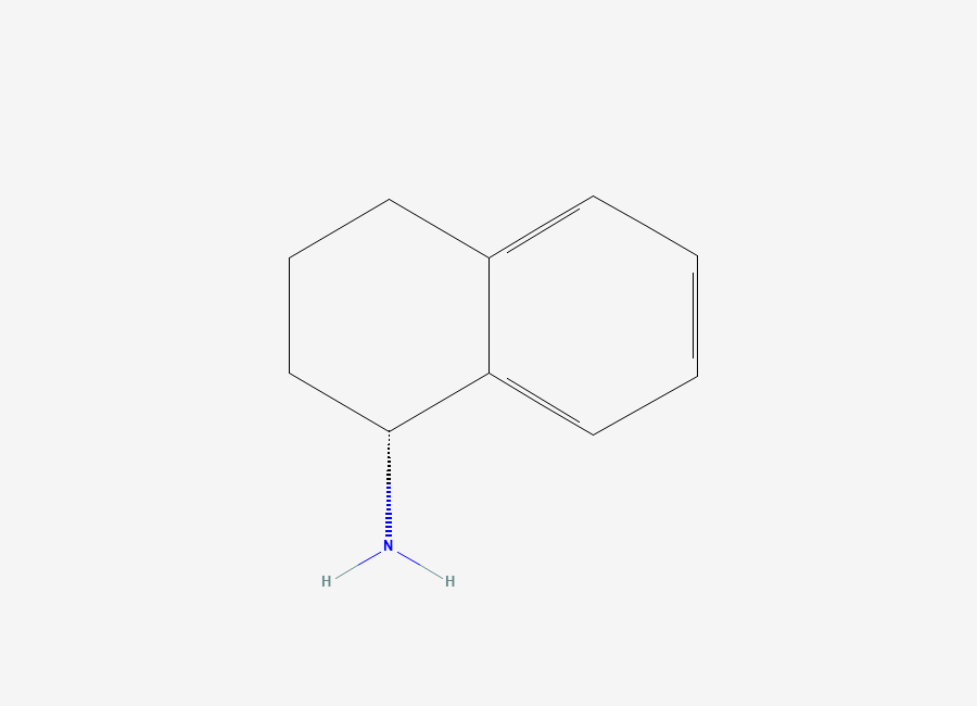 Two-dimensional chemical structure of 1-Aminotetralin, (R)-