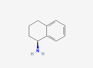 Two-dimensional chemical structure of 1-Aminotetralin, (S)-