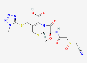 Two-dimensional chemical structure of Cefmetazole Impurity 34