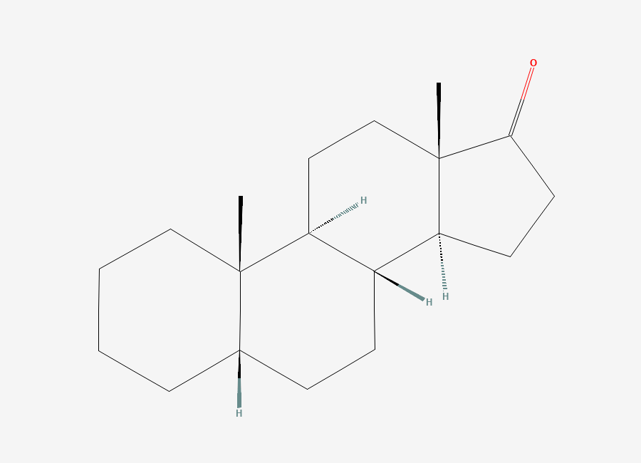 Two-dimensional chemical structure of 5beta-Androstan-17-one