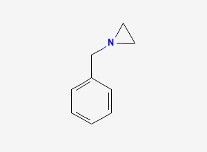 Two-dimensional chemical structure of N-Benzyl Aziridine, CAS 1074-42-6