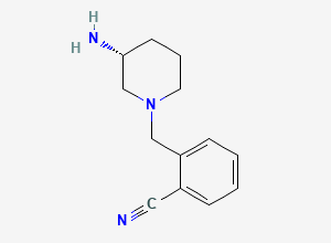 Two-dimensional chemical structure of Alogliptin Impurity D