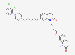 Two-dimensional chemical structure of Aripiprazole Impurity M, CAS 1424857-63-5