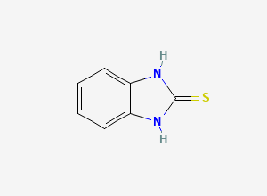 Two-dimensional chemical structure of Lansoprazole EP Impurity E, CAS 583-39-1