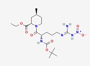Two-dimensional chemical structure of Argatroban Impurity 131