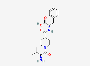 Two-dimensional chemical structure of Difelikefalin Impurity 1