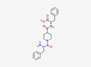 Two-dimensional chemical structure of Difelikefalin Impurity 6