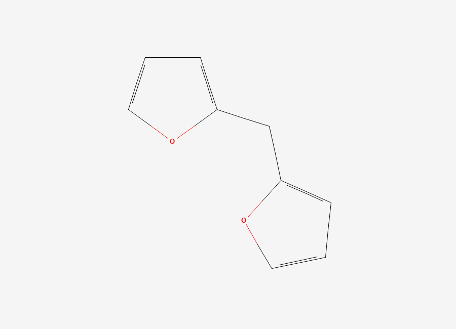 Two-dimensional chemical structure of 2-(2-Furfuryl)furan