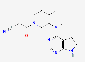 Two-dimensional chemical structure of Tofacitinib Impurity