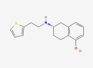 Two-dimensional chemical structure of Rotigotine EP Impurity C/Rotigotine Related Compound C /Despropyl rotigotine, CAS 153409-14-4