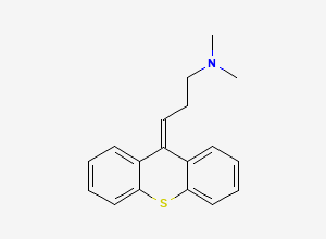 Two-dimensional chemical structure of Chlorprothixene EP Impurity B / Deschloro Chlorprothixene, CAS 2622-24-4