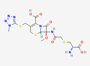 Two-dimensional chemical structure of Cefminox, CAS 84305-41-9