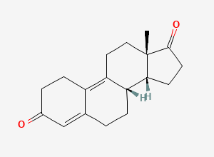 Two-dimensional chemical structure of Estradiol Valerate Impurity 15