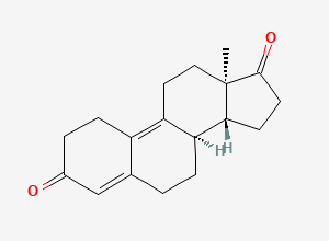 Two-dimensional chemical structure of 8a,13a,14b-Estra-4,9-diene-3,17-dione