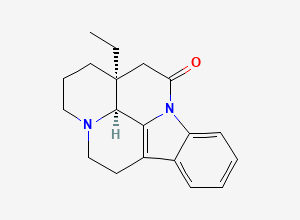 Two-dimensional chemical structure of Vincamone, CAS 4880-88-0