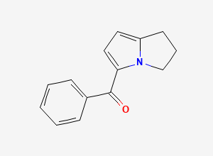 Two-dimensional chemical structure of Ketorolac EP Impurity I/Ketorolac Related Compound D / 1-Decarboxy Ketorolac, CAS 113502-55-9