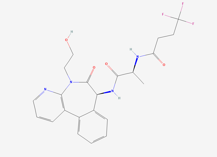 Two-dimensional chemical structure of Crenigacestat