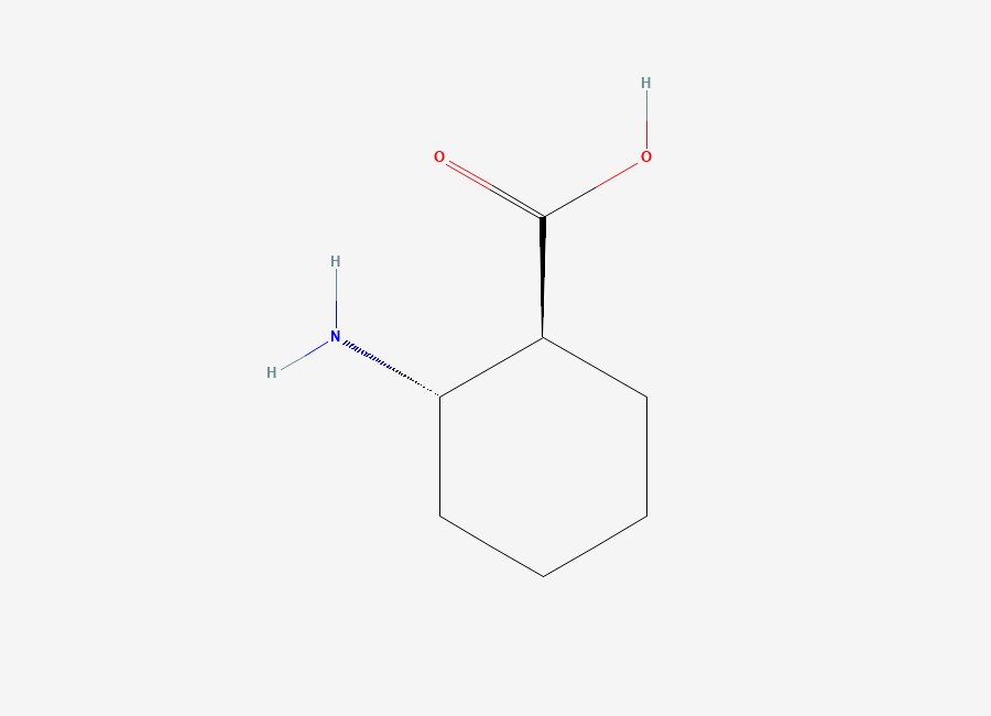 Two-dimensional chemical structure of (1S,2S)-2-Aminocyclohexanecarboxylic Acid