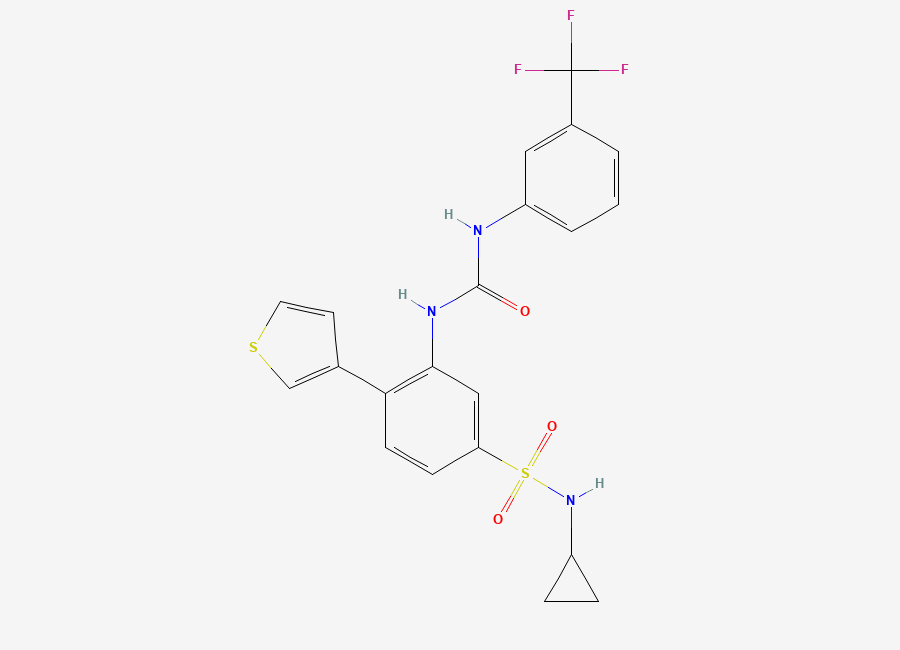 Two-dimensional chemical structure of Agi-6780