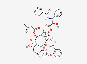 Two-dimensional chemical structure of Paclitaxel EP Impurity J/ 10-Acetoacetyl Paclitaxel, CAS 2757197-26-3