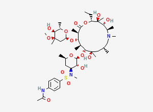 Two-dimensional chemical structure of Azithromycin EP Impurity H / Azithromycin Related Compound H, CAS 612069-30-4