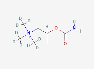 Two-dimensional chemical structure of Bethanechol-D9