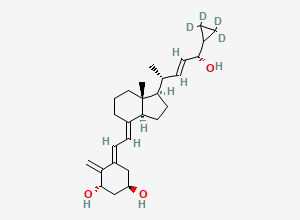 Two-dimensional chemical structure of (5E)-Calcipotriene-d4