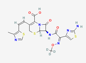 Two-dimensional chemical structure of Cefditoren-d3