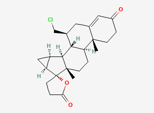 Two-dimensional chemical structure of Drospirenone EP Impurity H, CAS 932388-89-1