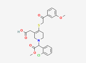 Two-dimensional chemical structure of rac-Clopidogrel-MP Endo Derivative
