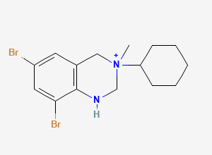 Two-dimensional chemical structure of Bromhexine EP Impurity E, CAS 1661064-00-1