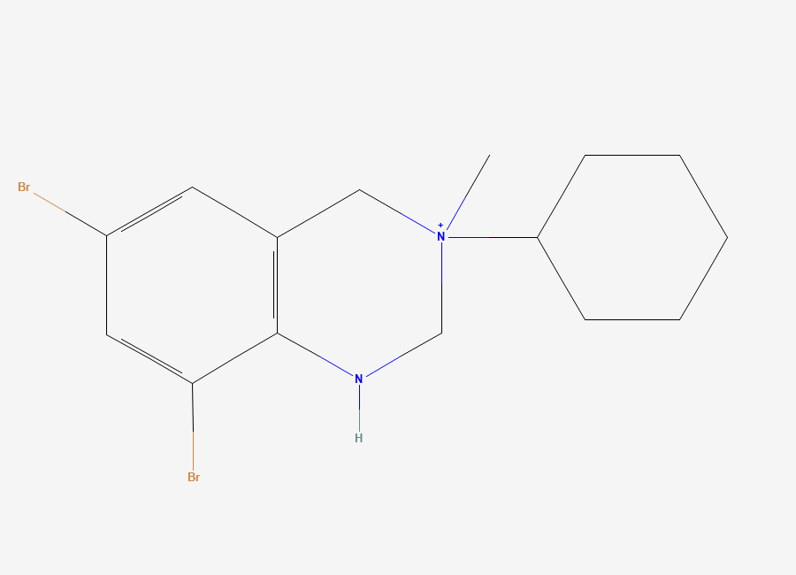 Two-dimensional chemical structure of Bromhexine EP Impurity E, CAS 1661064-00-1