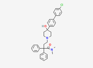 Two-dimensional chemical structure of Loperamide EP Impurity A, CAS 1391052-94-0