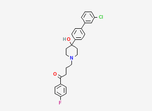 Two-dimensional chemical structure of Haloperidol EP Impurity F, CAS 1391052-67-7