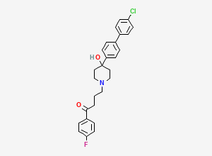 Two-dimensional chemical structure of Haloperidol EP Impurity E, CAS 1391054-69-5