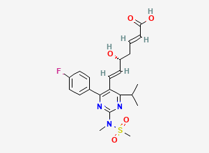Two-dimensional chemical structure of Rosuvastatin Dehydro Acid