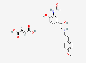 Two-dimensional chemical structure of Formoterol EP Impurity B (Fumarate Salt), CAS 1795137-04-0
