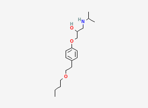 Two-dimensional chemical structure of Betaxolol EP Impurity E