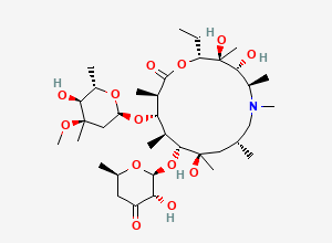 Two-dimensional chemical structure of Azithromycin EP Impurity N, CAS 612069-25-7