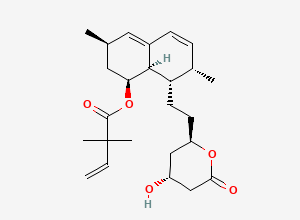 Two-dimensional chemical structure of Methylene simvastatin
