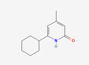 Two-dimensional chemical structure of Ciclopirox EP Impurity C /Ciclopirox Related Compound C, CAS 67587-24-0