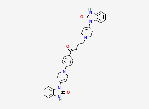 Two-dimensional chemical structure of Droperidol EP Impurity E, CAS 1346604-17-8