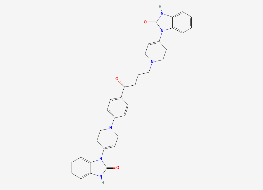 Two-dimensional chemical structure of Droperidol EP Impurity E, CAS 1346604-17-8